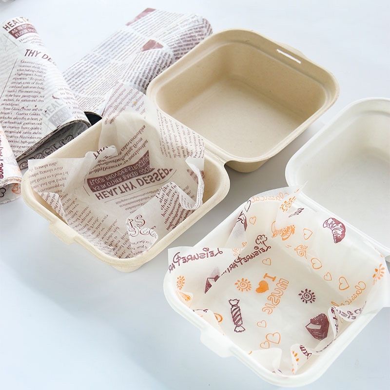 Wax paper for food/ non grease food wrapper for Bento Cake Sandwich