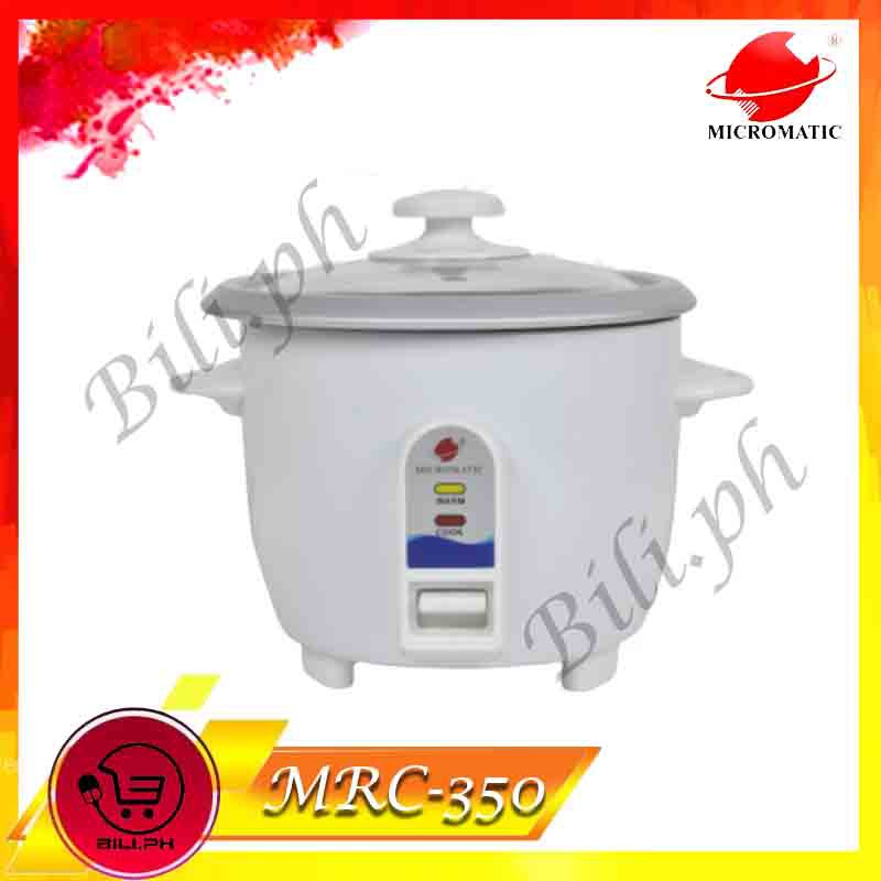 Bili.ph Micromatic MRC350 Rice Cooker 0.6L(white) Shopee Philippines