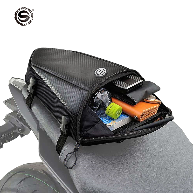 Motorcycle Tail Bag Back Seat Bags Cafe Racer Alforjas Para Moto