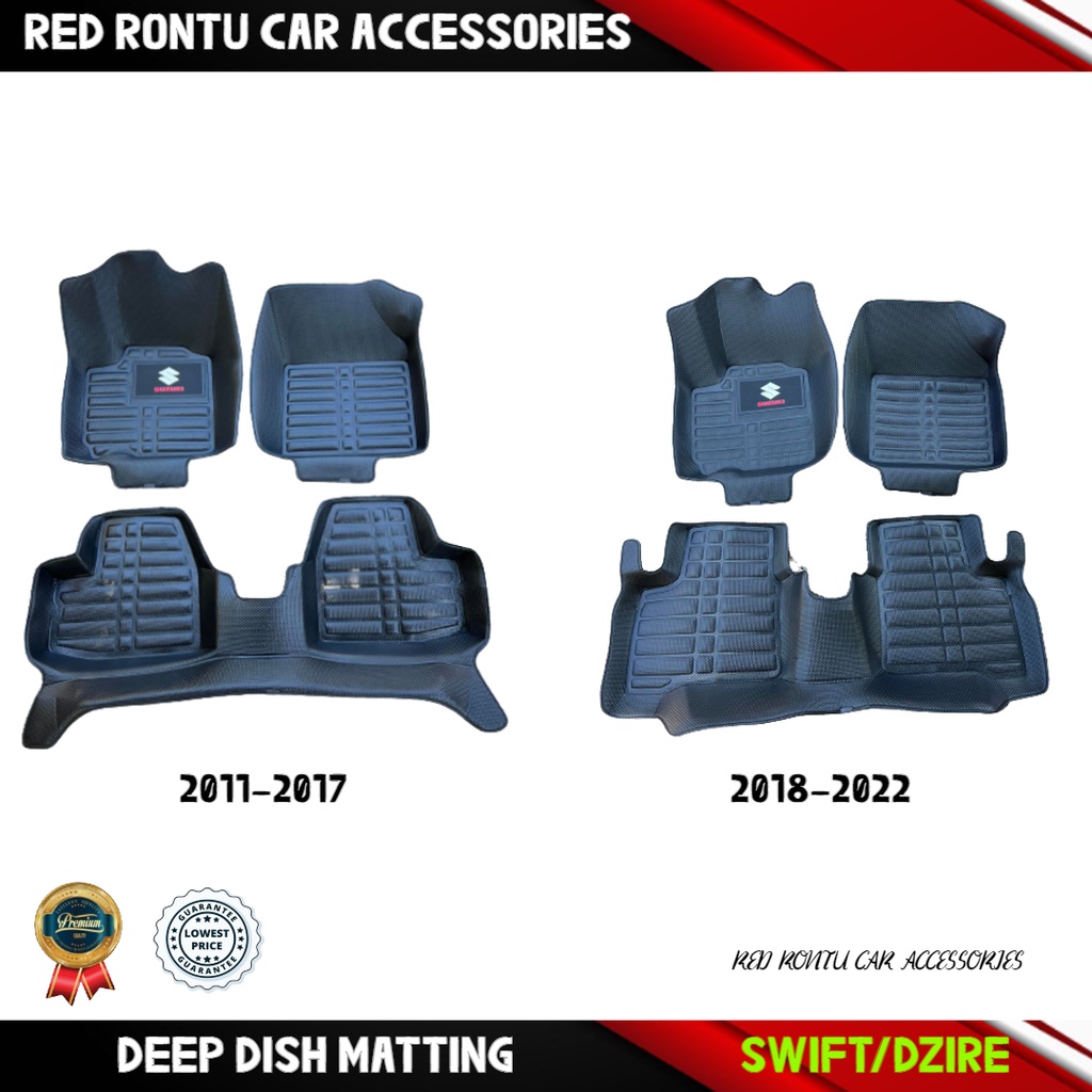 20112023 Suzuki SWIFT/ DZIRE Premium Diamond Deep Dish Matting Car