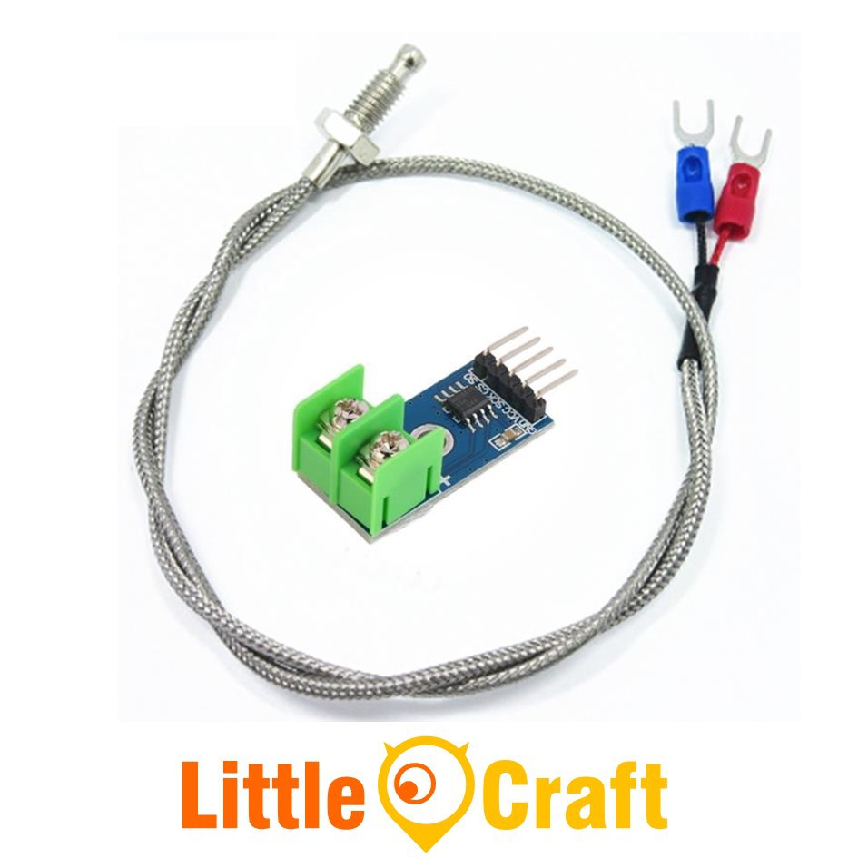 MAX6675 Temperature Sensor Module + Type K Thermocouples For Arduino