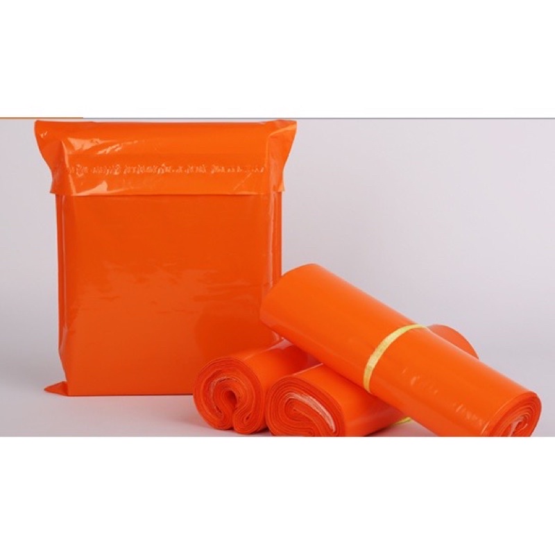 100pcs orange courier pouch plain pouch express pouch Parcel Pouch