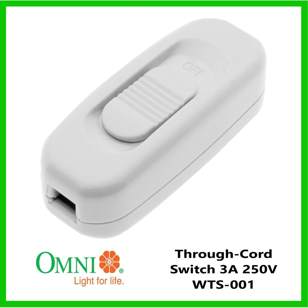 Omni ThroughCord Switch 3A 250V WTS001 Original Shopee Philippines