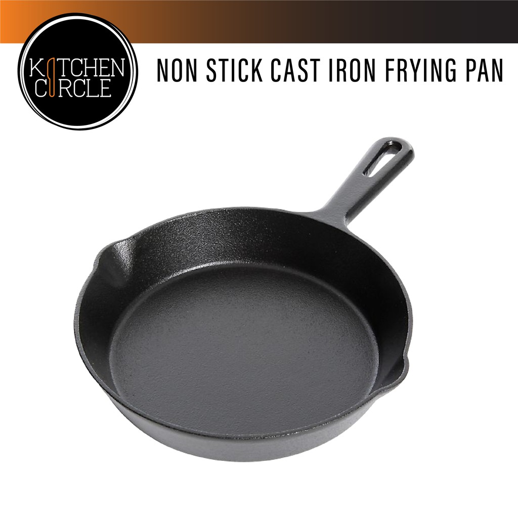 NonStick Cast Iron Skillet Frying Pan Shopee Philippines