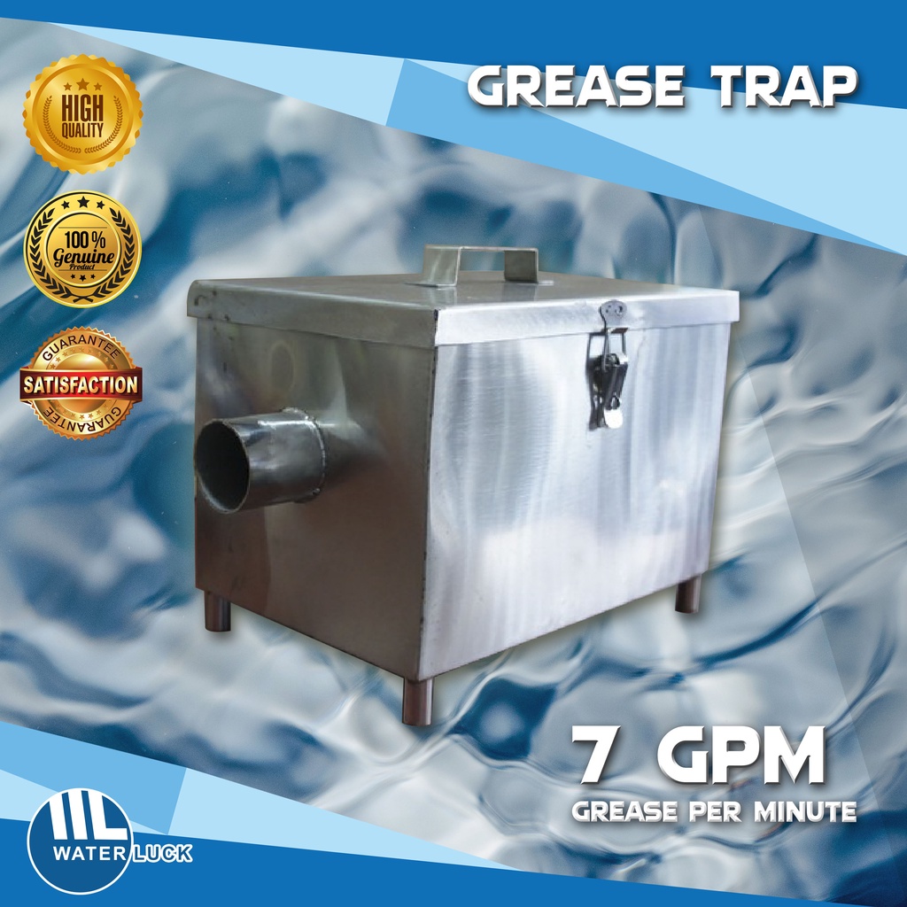 Grease Trap 7GPM (7 Gallons per Minute) Stainless Steel GT7 Shopee