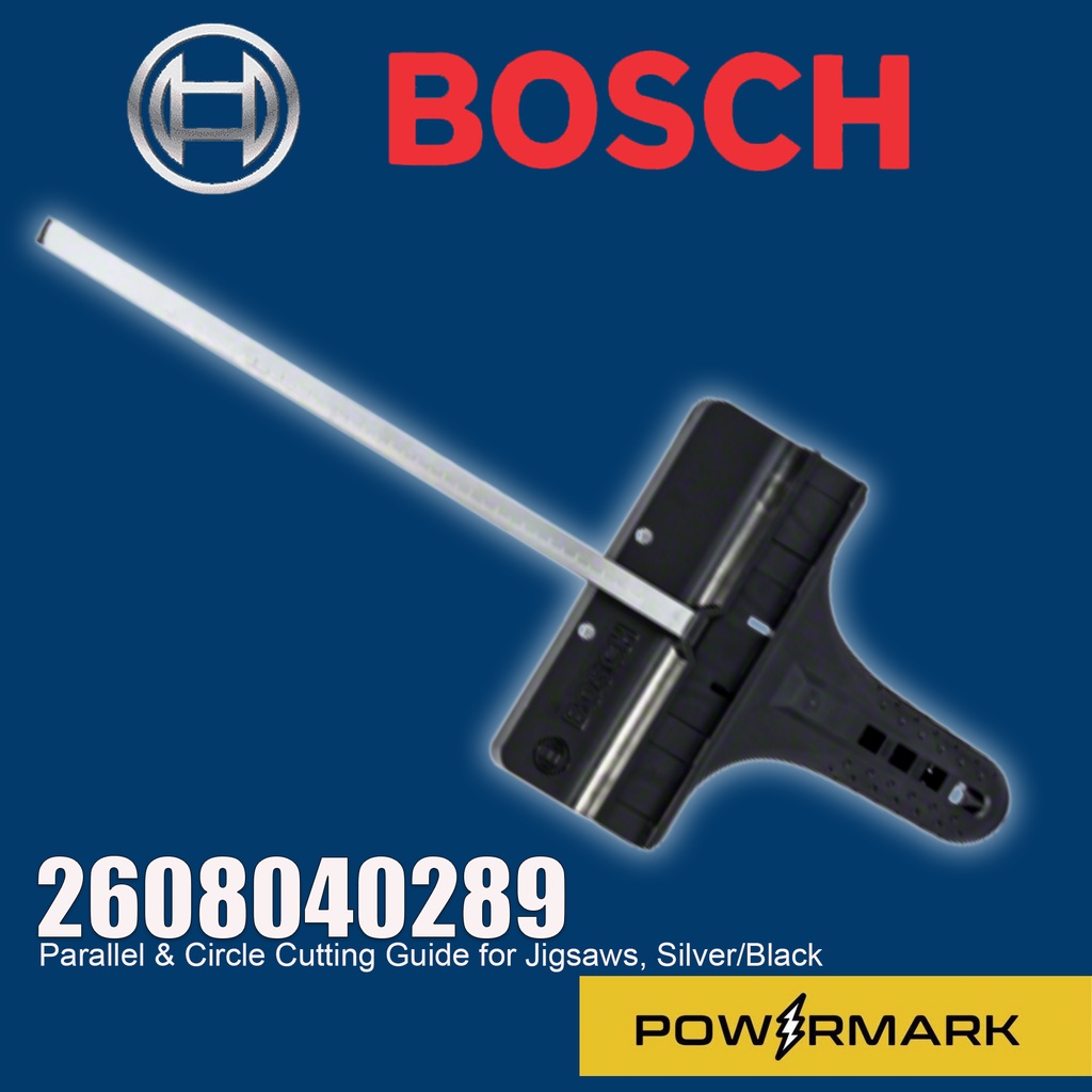 BOSCH 2608040289 Parallel & Circle Cutting Guide for Jigsaws, Silver