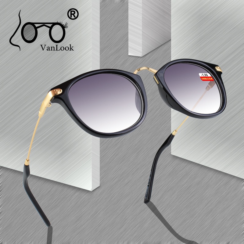 VANLOOK Myopia Sunglasses Diopter For Short Sighted Women Men Degree 10