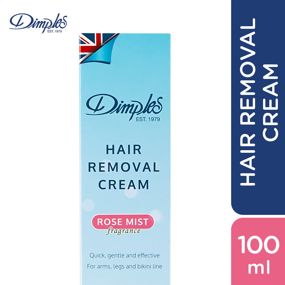 Dimples Hair Removal Cream Rose Mist 100ml Shopee Philippines