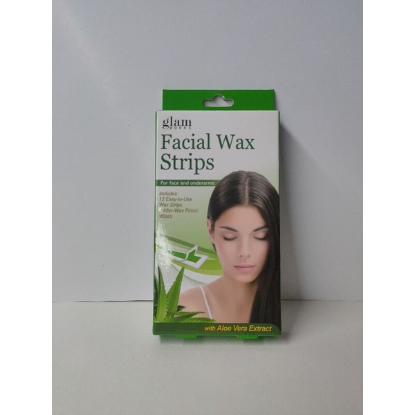 Glamworks Body Wax Strips Aloe Vera Extract 12s Shopee Philippines