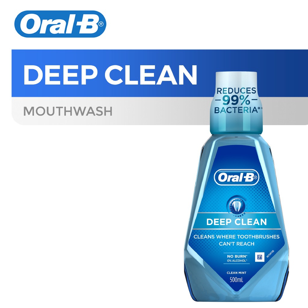 Oral B Deep Clean Mouthwash 500ml Shopee Philippines