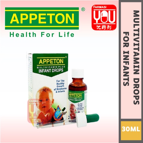 APPETON MULTIVITAMIN DROPS FOR INFANTS 30ML Shopee Philippines