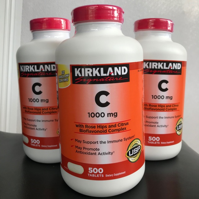 Kirkland Vitamin C 500 Tablets ( 1000mg ) Shopee Philippines