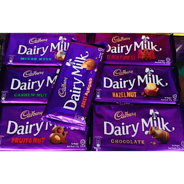 Cadbury Dairy Milk Chocolate bar 165 grams Shopee Philippines