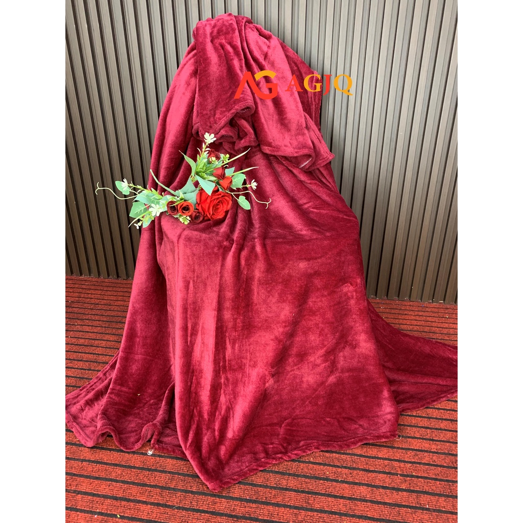 Blanket Coral Fleece Blanket Soft Warm Solid Color Fala Fleece Blanket