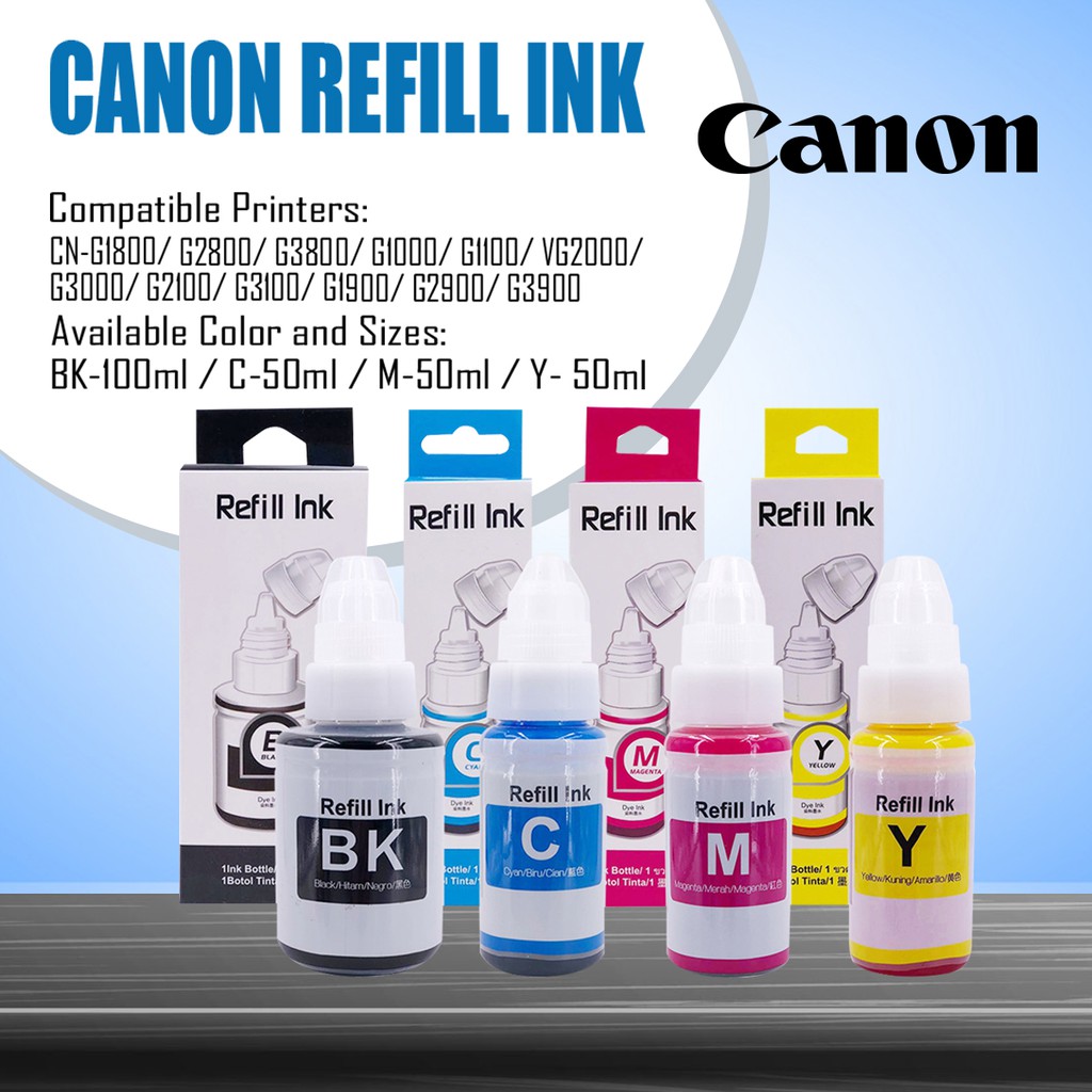 Canon Refill Ink GC890 for Canon IP1200 IP2770 MP237 MP287 P200 70ml