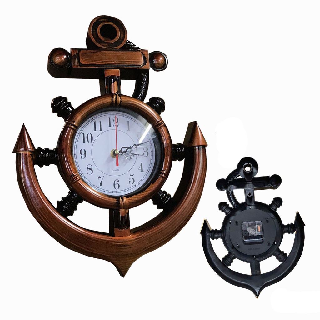 Anchor Wall clock Decorative Anchor Design Wall Clock and Steering