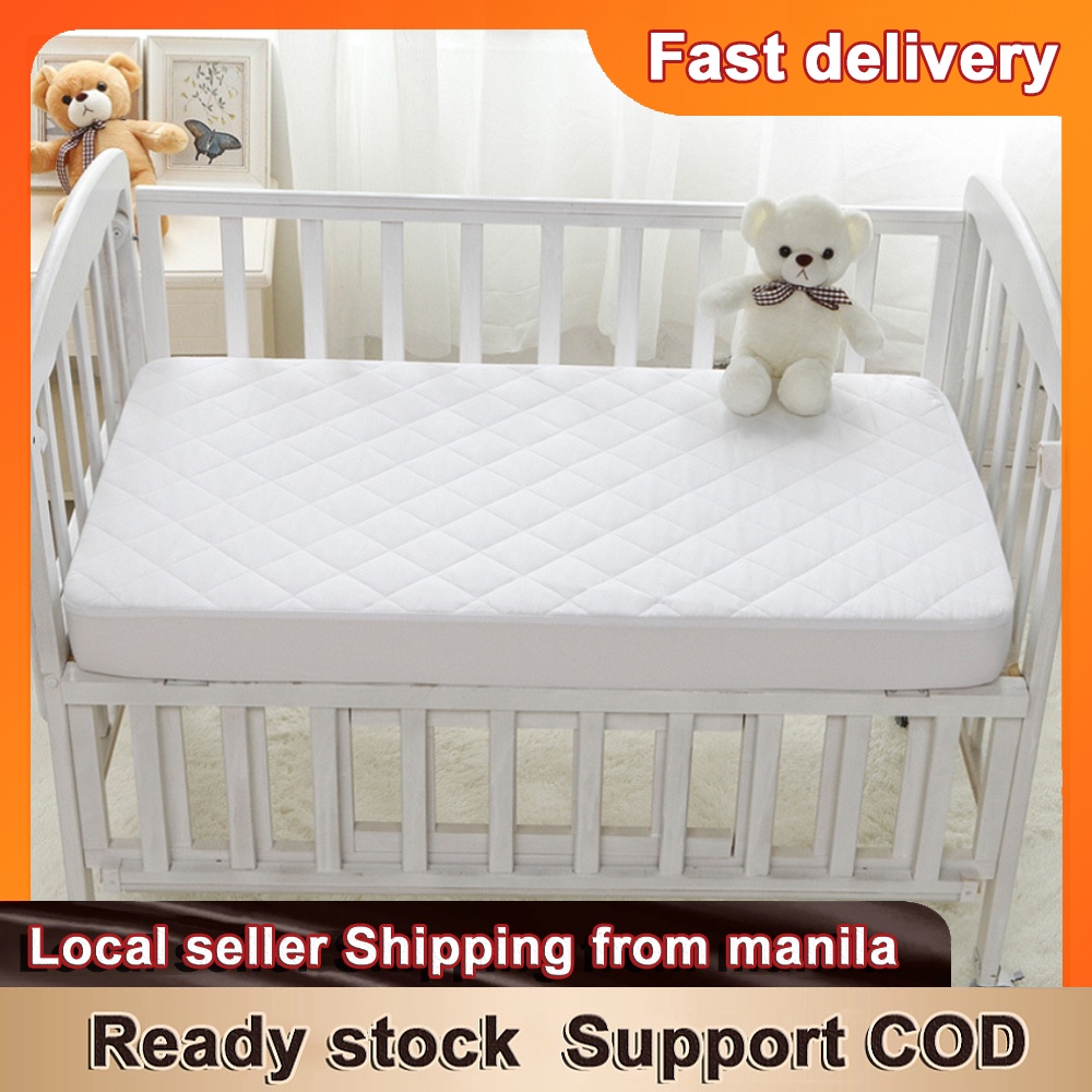 [Ready Stock]Padding Crib Waterproof Bed Sheet Hypoallergenic Toddler