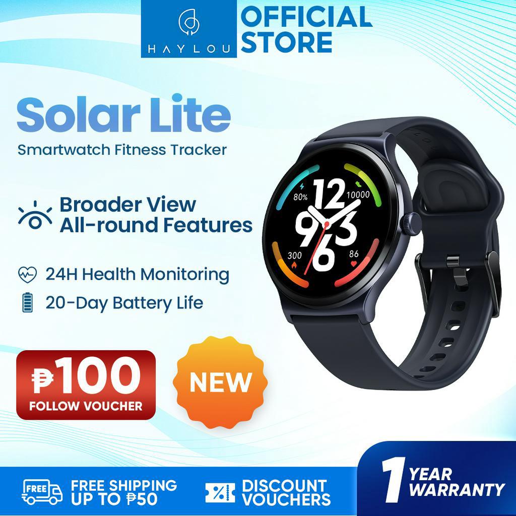 Haylou Solar Lite Smartwatch Fitness Tracker 100 Workout Modes 20 Days