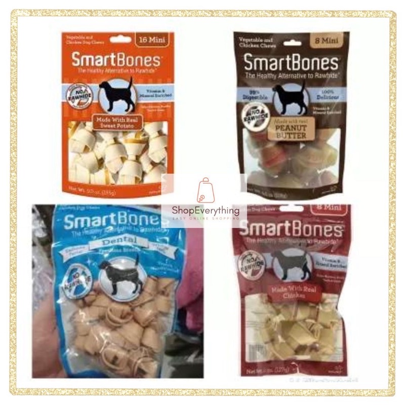 Smart Bones Dog Treats (No Rawhide) Classic Bone Chews Shopee