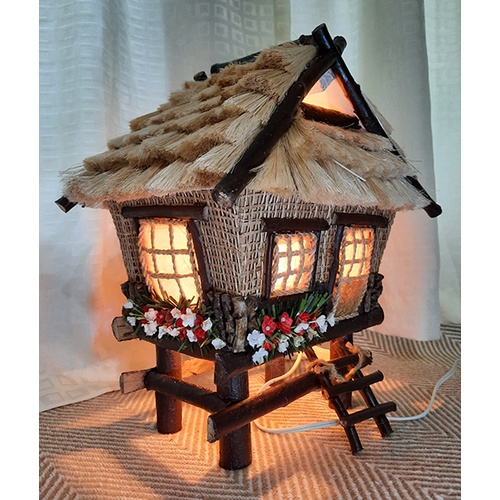 Bahay Kubo Lampshade Traditional Filipino Native Materials Shopee