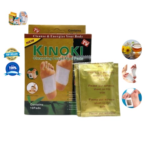 Kinoki Cleansing Detox Foot PadsToxins Remover for Men and Women