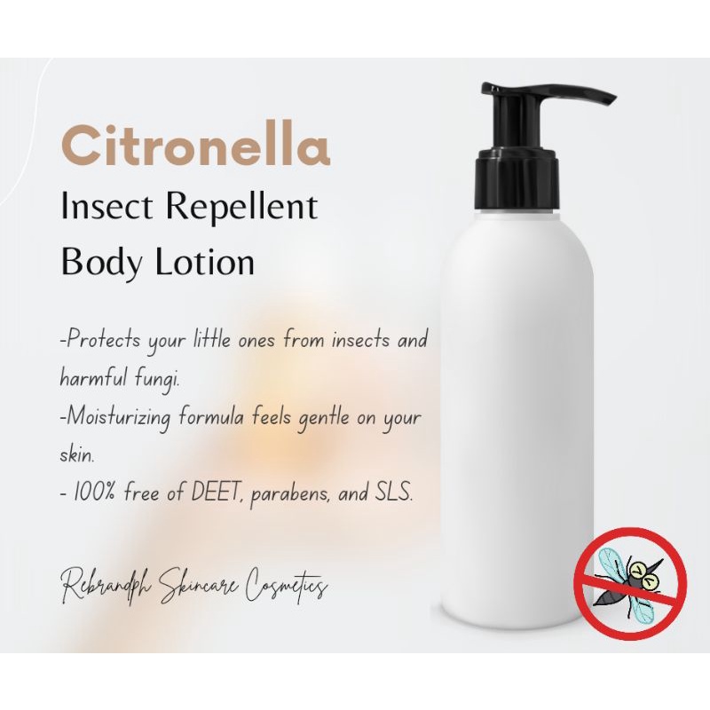 CITRONELLA LOTION 250ML INSECT REPELLENT LOTION FOR BODY/ KEEP INSECTS