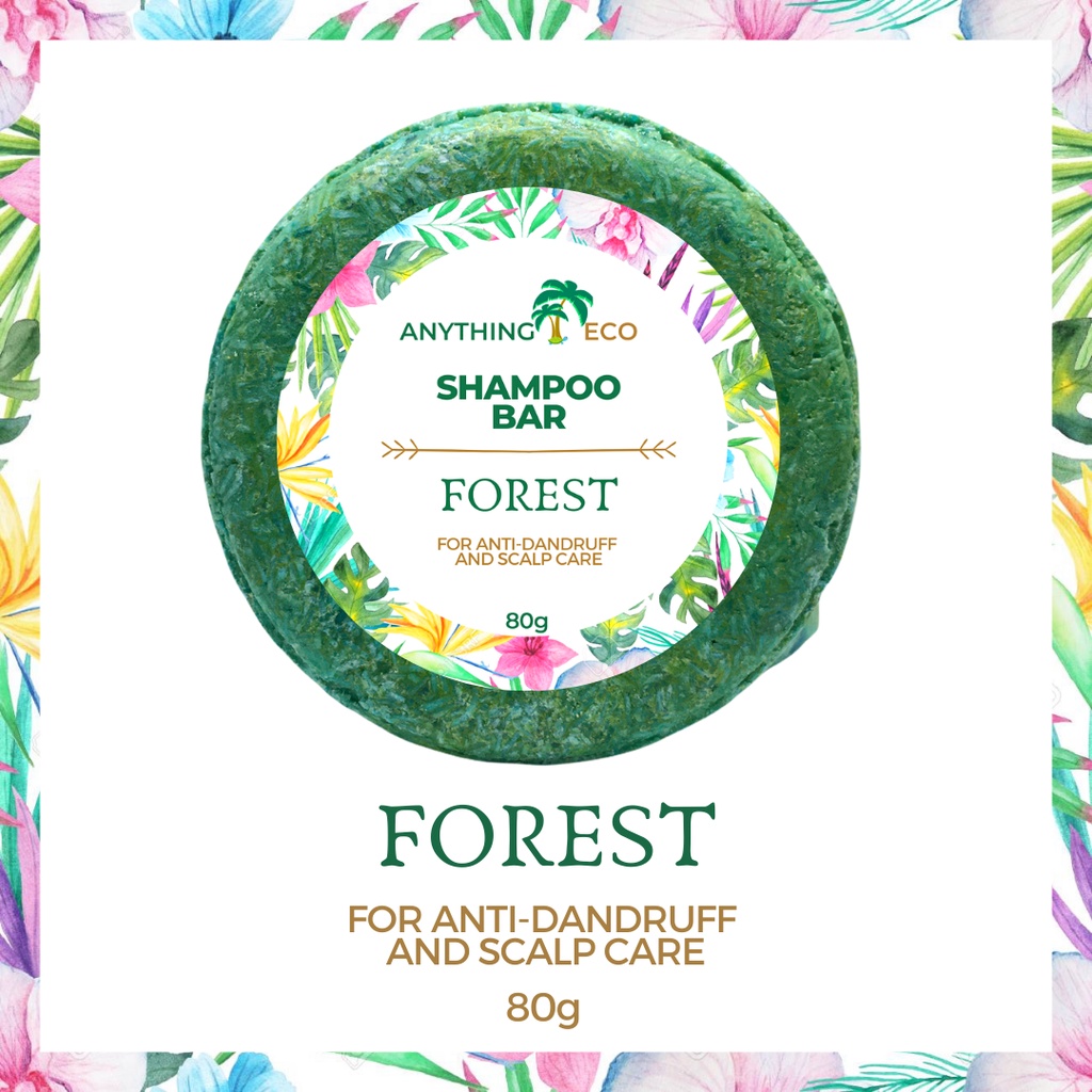 FOREST ANTIDANDRUFF AND SCALP CARE (All Natural Organic Shampoo Bar