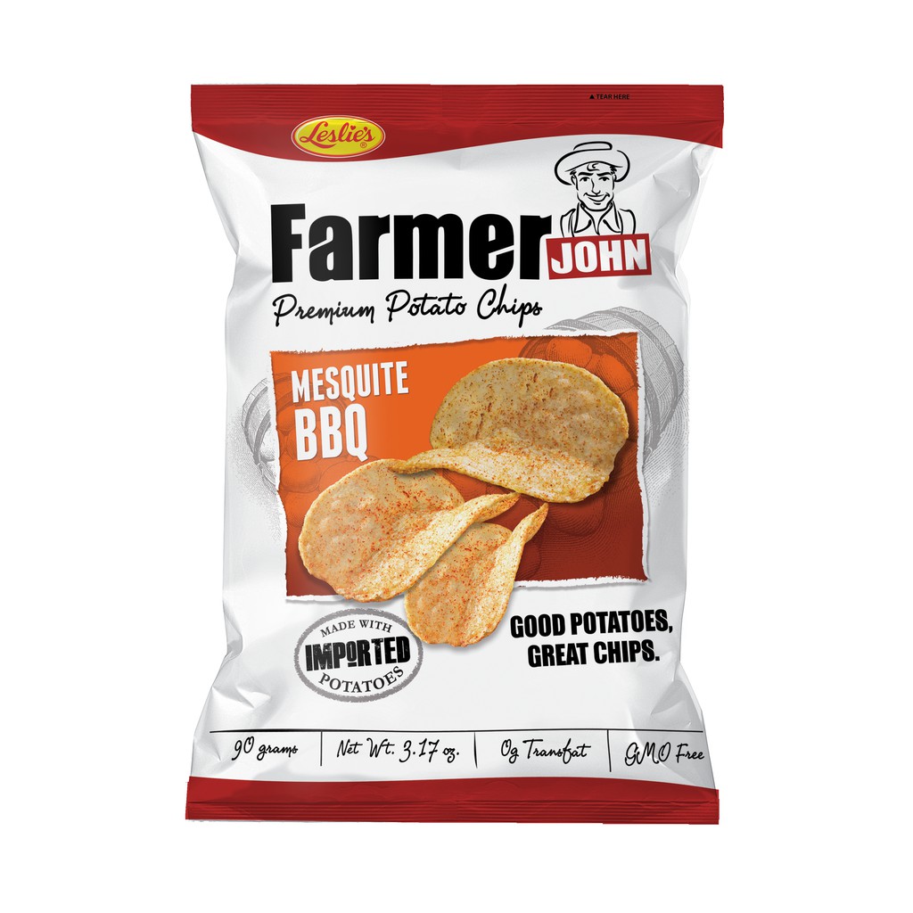 Farmer John Premium Potato Chips Mesquite Bbq 55g Shopee Philippines