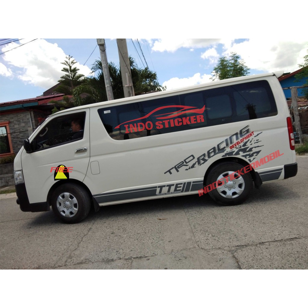 Sticker Car sticker hiace Car sticker list toyota hiace mini bus