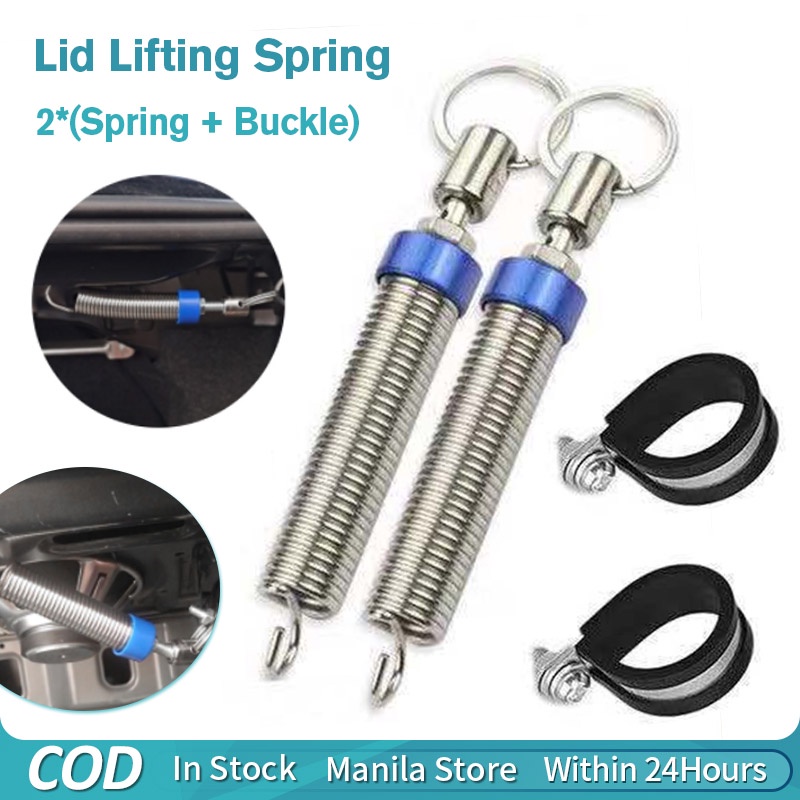 2pcs Car Trunk lid Spring Adjustable Metal General Trunk Spring Lifting