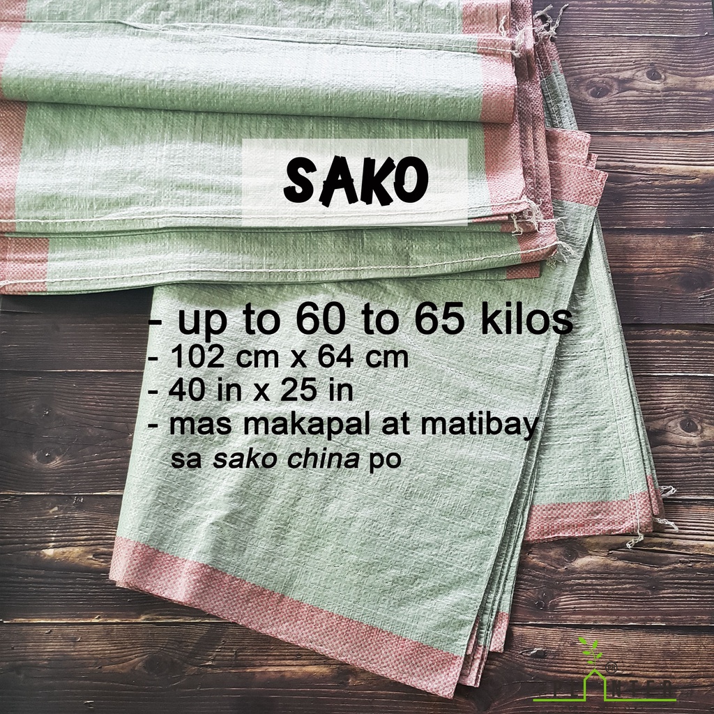 SAKO REAPER , OVERSIZED , XL XXL ( NEW ) (up to 70 KILOS.) sako bag sack theplanter.ph Shopee
