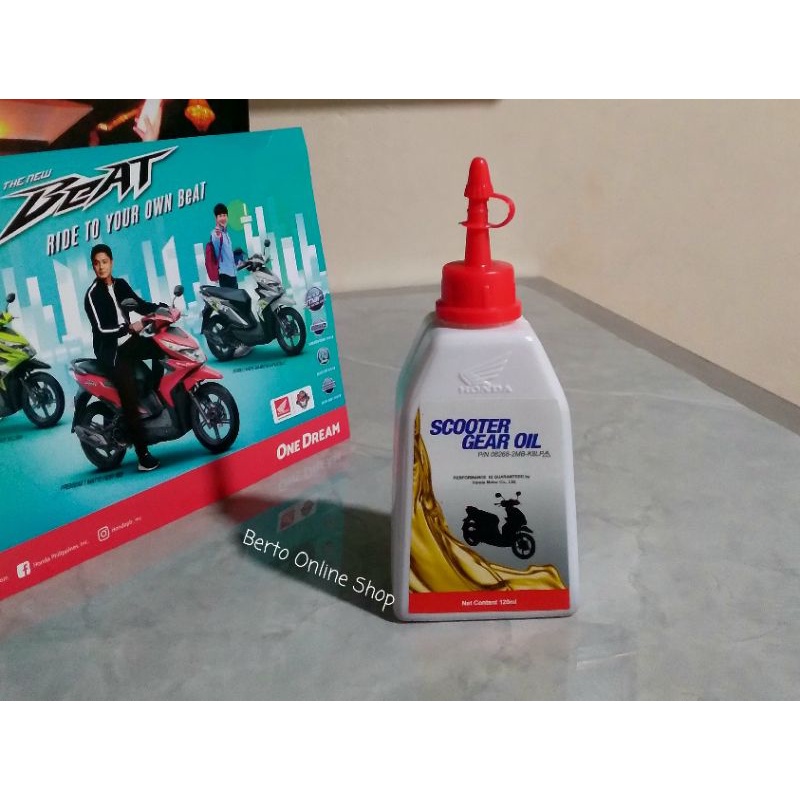 100 Orig (GENUINE) GEAR OIL For HONDA SCOOTER'S Beat Click Scoopy