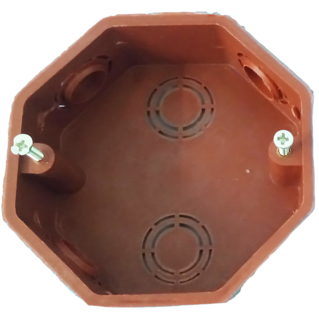 PVC JUNCTION BOX with 2 screw octagonal Shopee Philippines