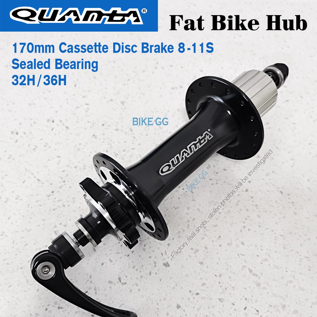 Original QUANTA Fat Bike cassette disc brake hub 32H/36H beach snow
