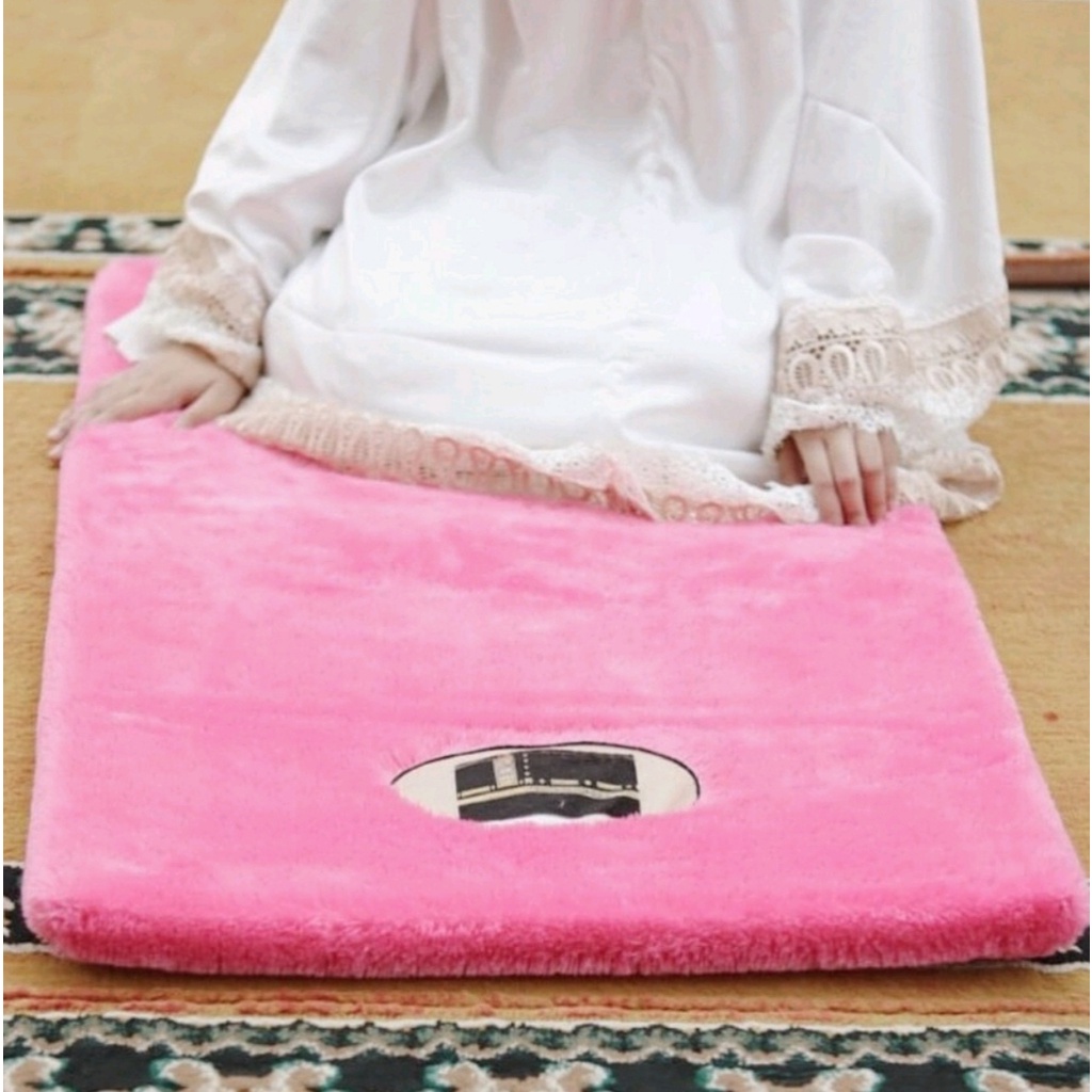 Premium Thick RESFUR Feather Prayer Mat Prayer Mat Size 60x120 cm