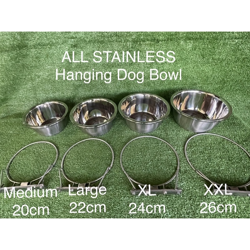 ALL STAINLESS HANGING DOG BOWL Shopee Philippines