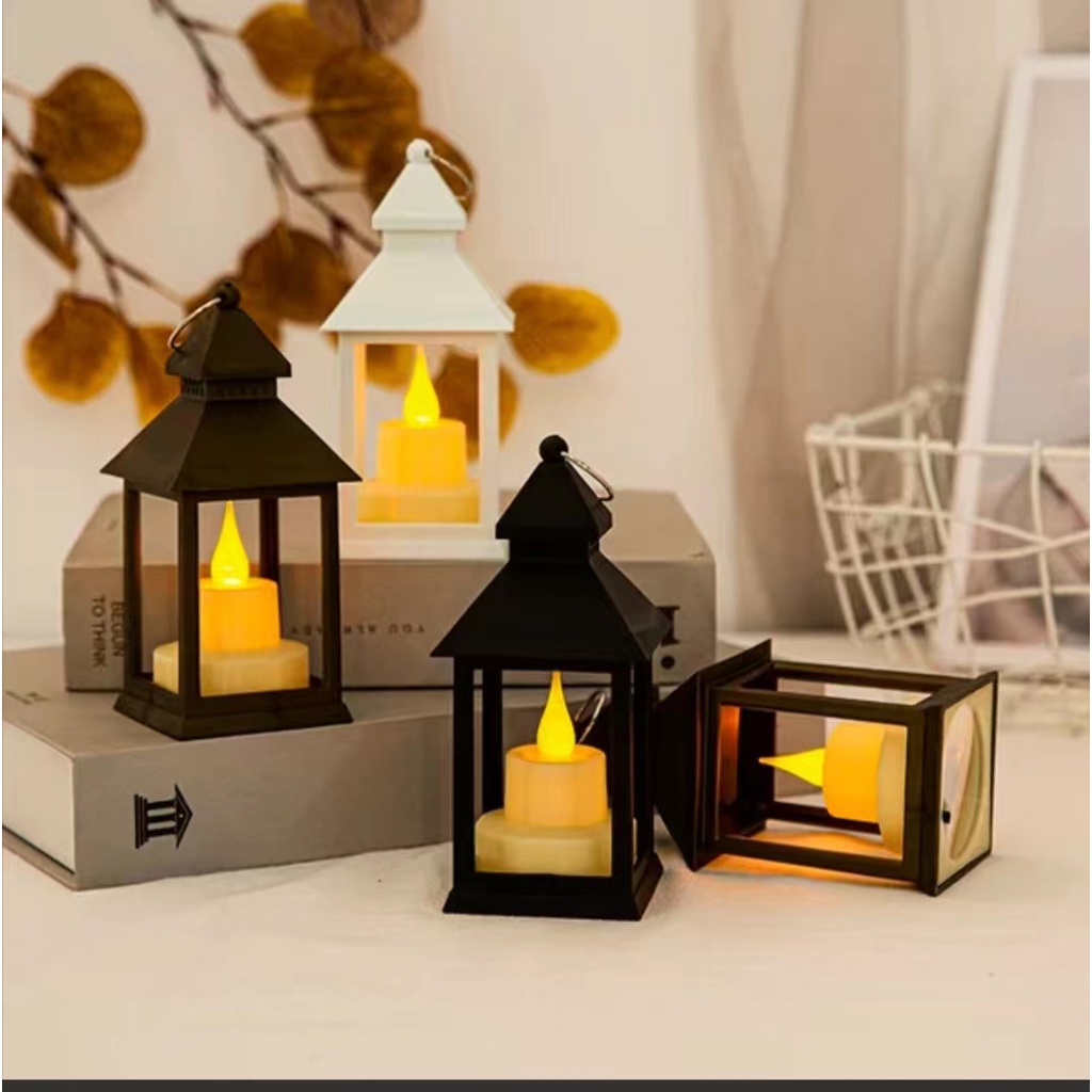 Lantern Flameless Portable Hanging LED Candle Light Shopee Philippines