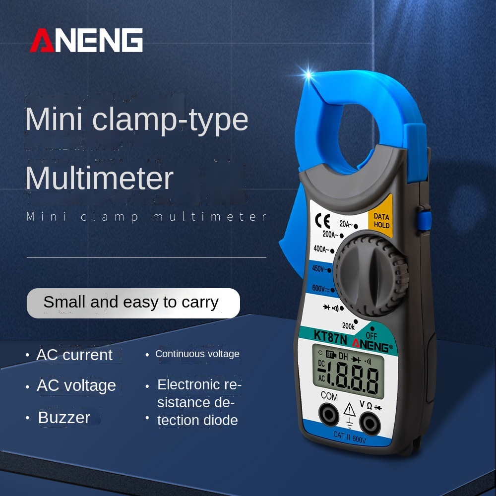 ANENG clamp meter clamp voltage ammeter buzzer resistance voltage