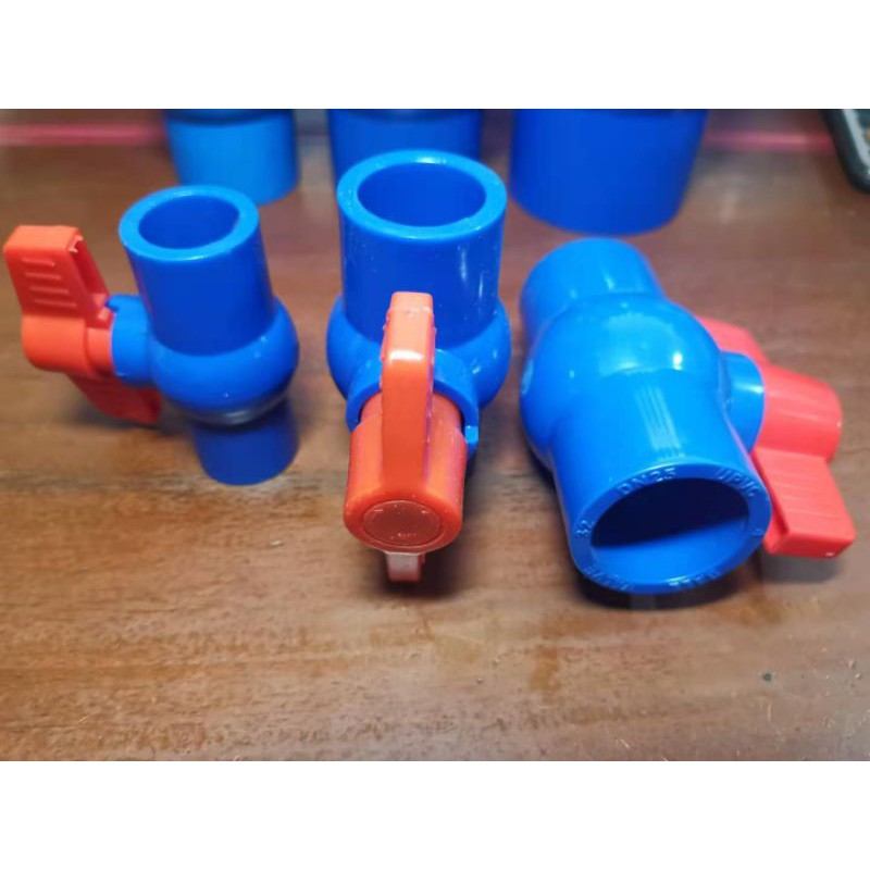 Pvc Blue ball valve/Gate valve 1/2, 3/4, 1inch Shopee Philippines