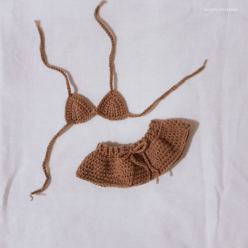 Dog Cat Pet Costume Crochet Outfit Cute Sexy Bikini Set For Dog And Cat