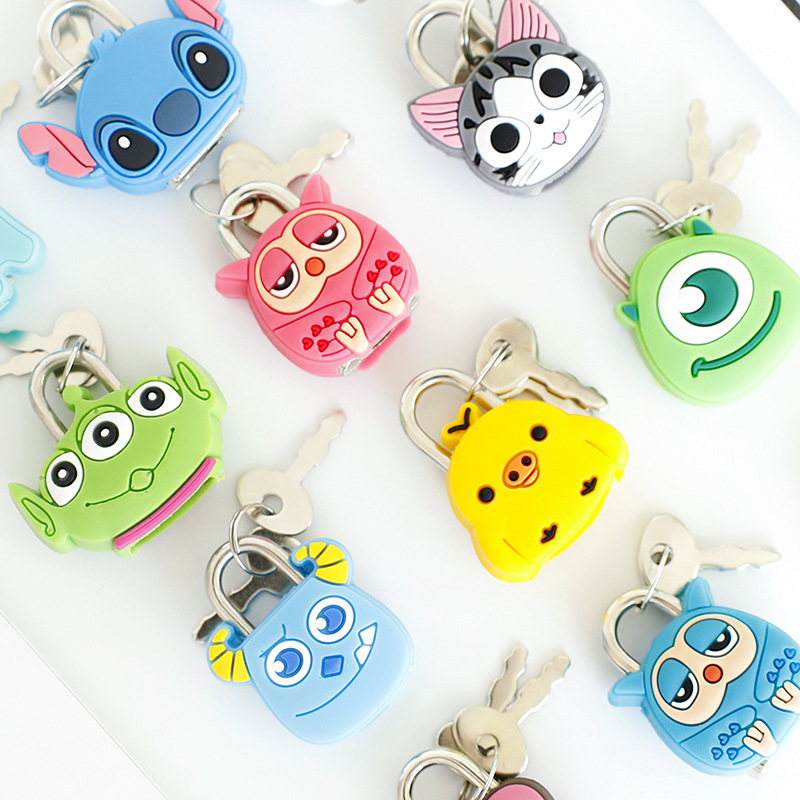 Creative Cartoon Metal Mini Lock, Super Cute and Cute Padlock, Stylish