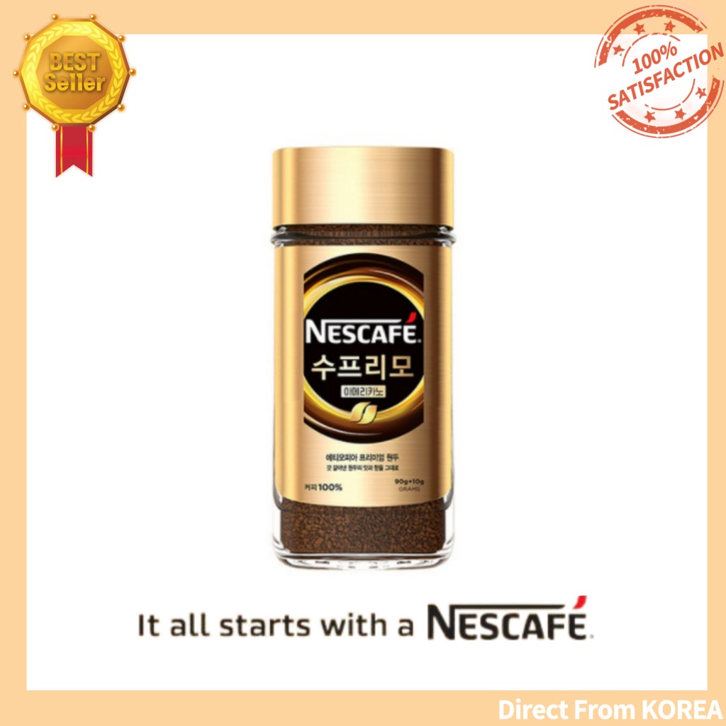 Nescafe Supremo Ethiopia Premium Bean Americano Coffee 90g Shopee
