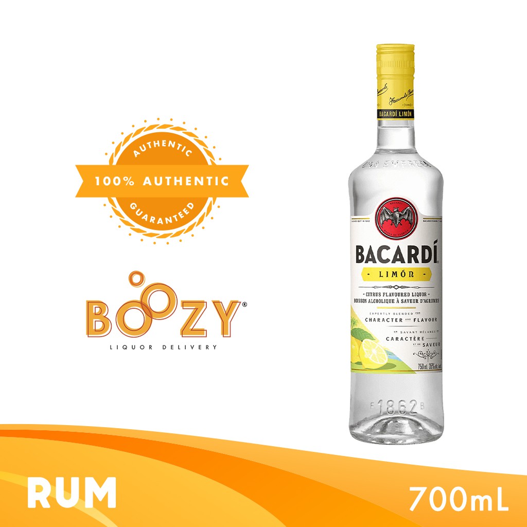 Bacardi Limon 700ml Bottle Shopee Philippines