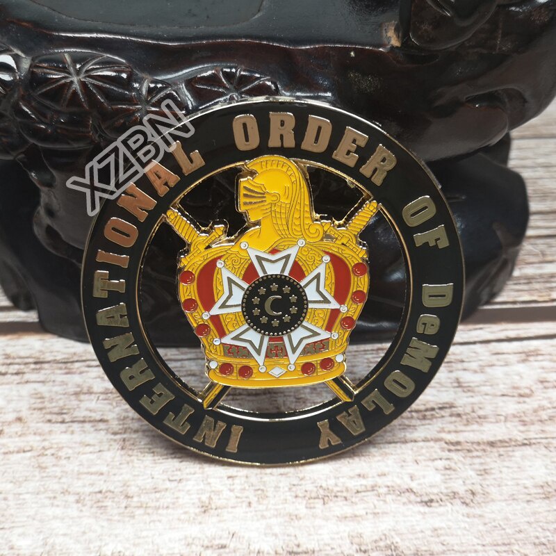 Masonic Auto Car Badge Black Emblem mason freemason BCM27 INTERNATIONAL