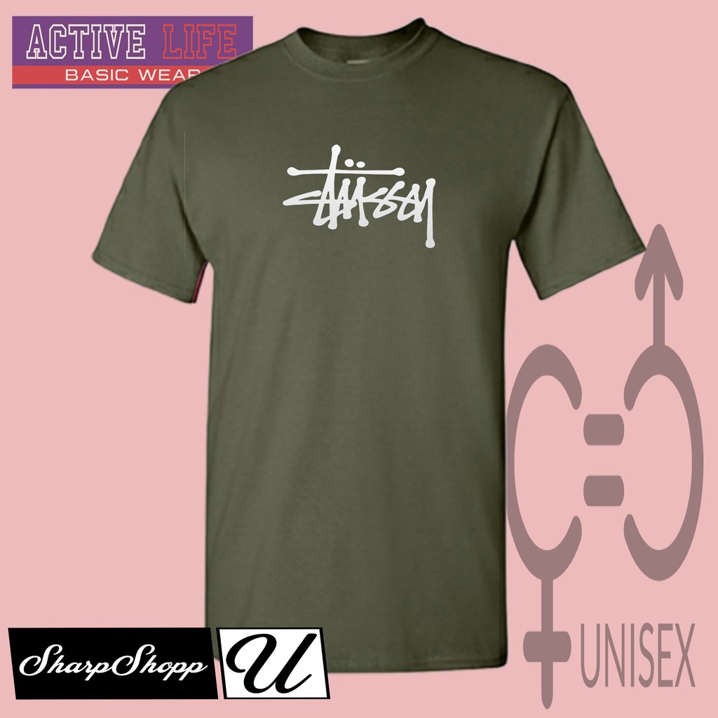 STUSSY UNISEX PRINT & DESIGN TSHIRT Shopee Philippines