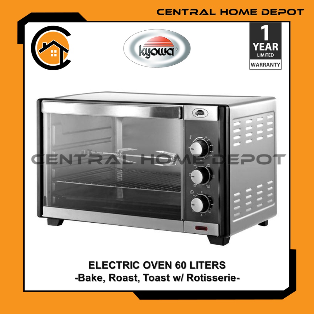 Kyowa Electric Oven w/ Rotisserie 60 Liters / KW3338 ma9+ Shopee