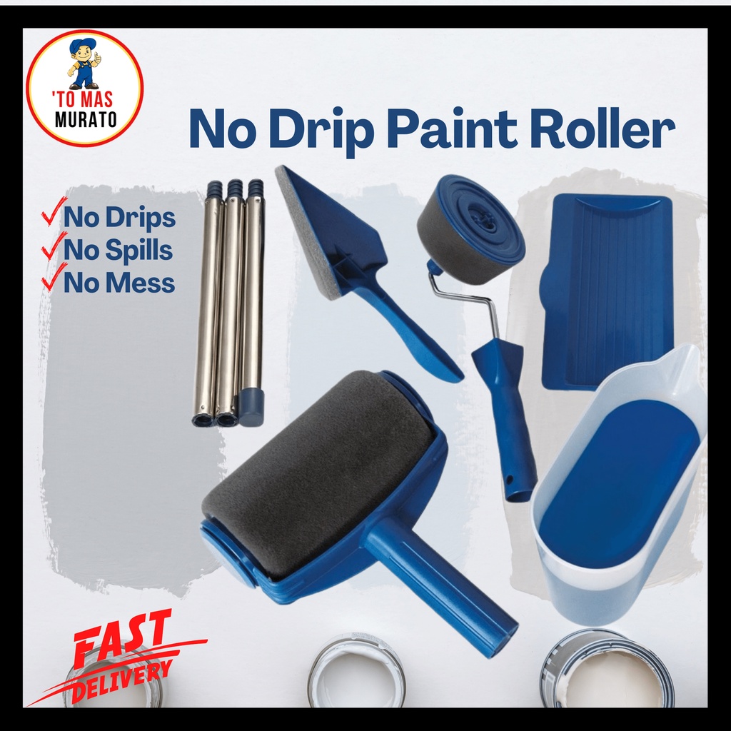 Paint Roller No Drip Ultra + FREE GIFT Paint Roller Set Tool Painting