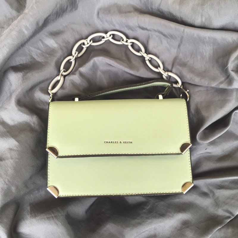 Charles & Keith Chain Sling Bag w/ 3 Sling Shopee Philippines