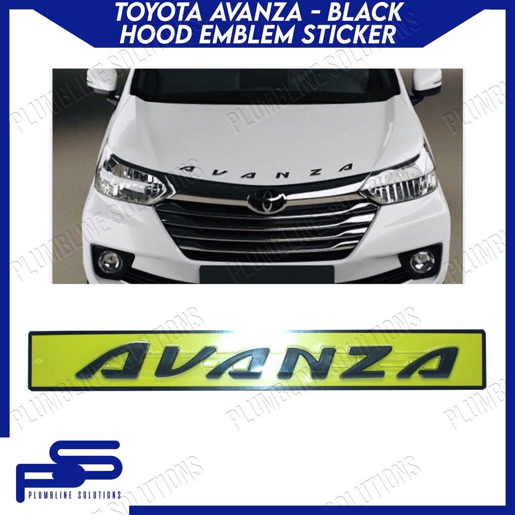 car sticker Car Hood Emblem For Toyota Cars TOYOTA INNOVA / AVANZA