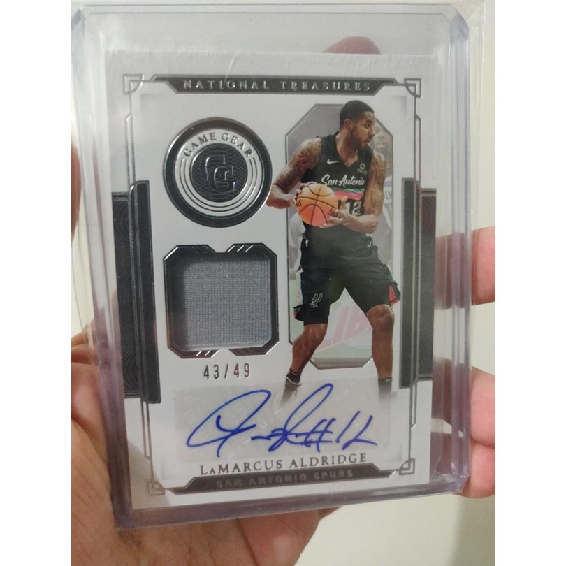 NBA Card LaMarcus Aldridge (Auto & Patch) Shopee Philippines
